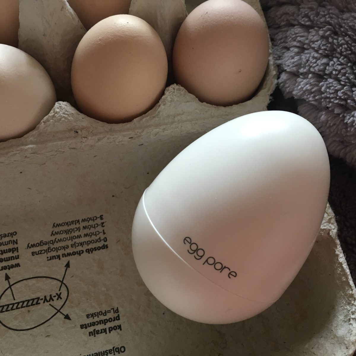 Egg pore Tony Moly peeling annemarie