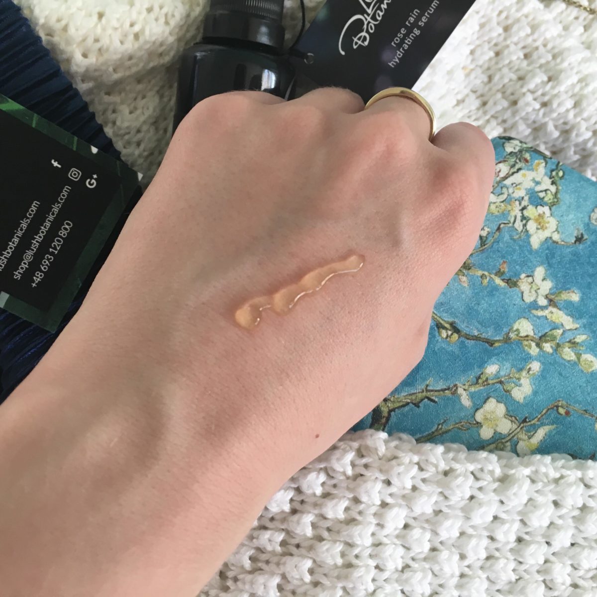 annemarie serum Rose rain nawilżające Lush botanicals