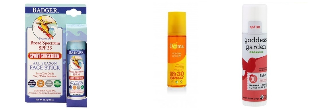annemarie krem z filtrem SPF Badger face stick broad spectrum | Derma spray | Goddess garden baby