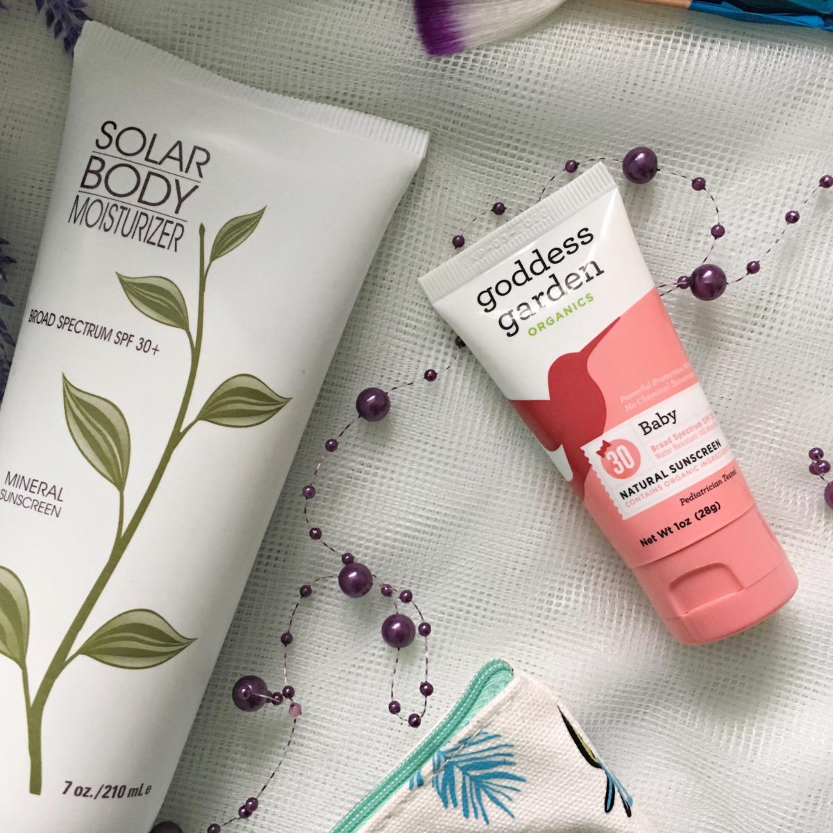 annemarie krem z filtrem SPF 30 DeVita solar body moisturizer | Goddess garden baby