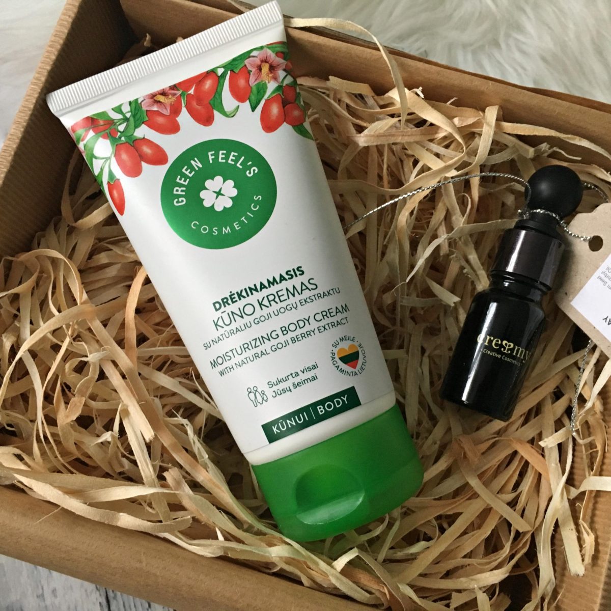 annemarie Naturalnie z pudełka Creamy serum Young cacay | Green feel's body cream balsam do ciała